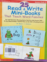 Image of 25 READ & WRITE MINI-BOOKS THAT TEACH WORD FAMILIES