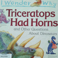 Image of TRICERATOPS HAD HORNS / I WONDER WHY