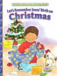Image of LET'S REMEMBER JESUS' BIRTH ON CHRISTMAS / HOLIDAY DISCOVERY COLORING BOOK