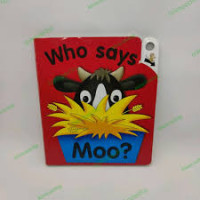 Image of WHO SAYS MOO?/A PULL THE LEVER PICTURE BOOK
